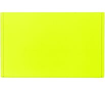 Лейбл из ПВХ Dzeta, ХL, желтый неон арт.15355.89