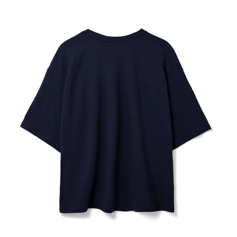 Футболка унисекс оверсайз Street Vibes, темно-синяя арт.16900.40