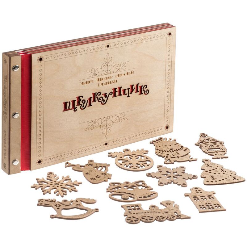 Новогодняя книга &laquo;Щелкунчик&raquo; с подвесками арт.30160