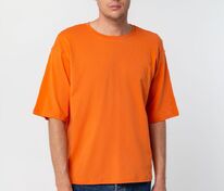 Футболка унисекс оверсайз Street Vibes, оранжевая арт.16900.20