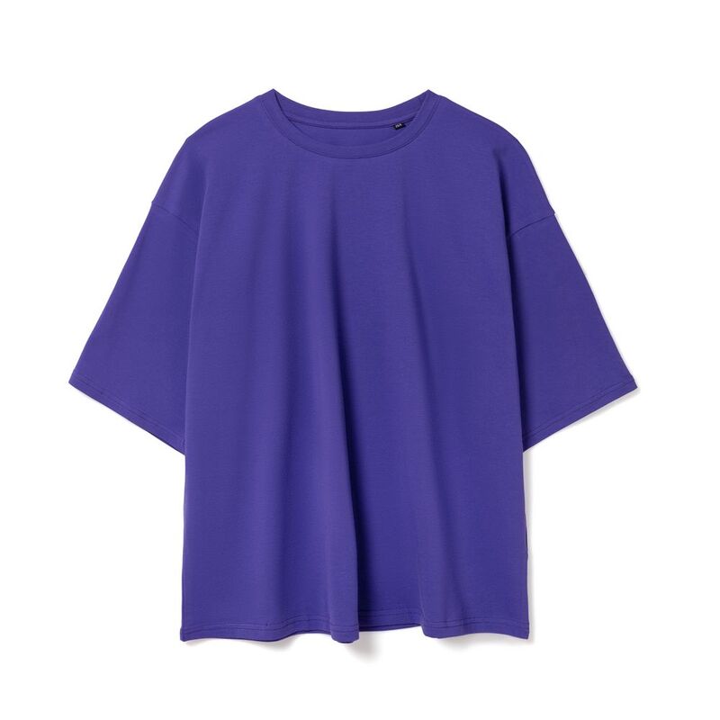 Футболка унисекс оверсайз Street Vibes, фиолетовая арт.16900.77