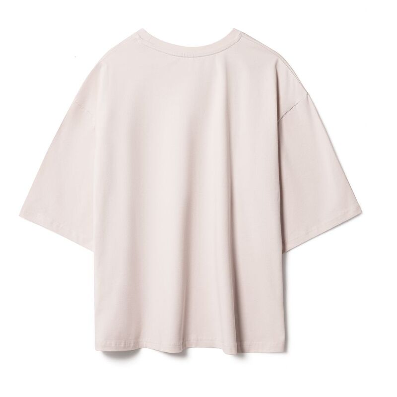 Футболка унисекс оверсайз Street Vibes, бежевая арт.16900.10