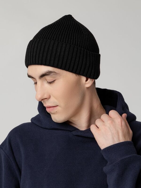 Шапка Hinge, черная арт.16776.30