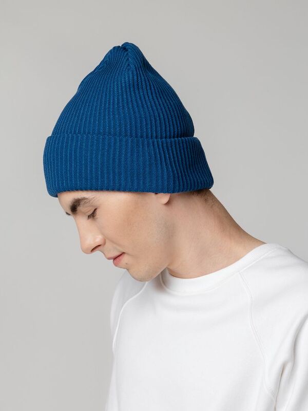 Шапка Franky, темно-синяя (лазурная) арт.20550.49