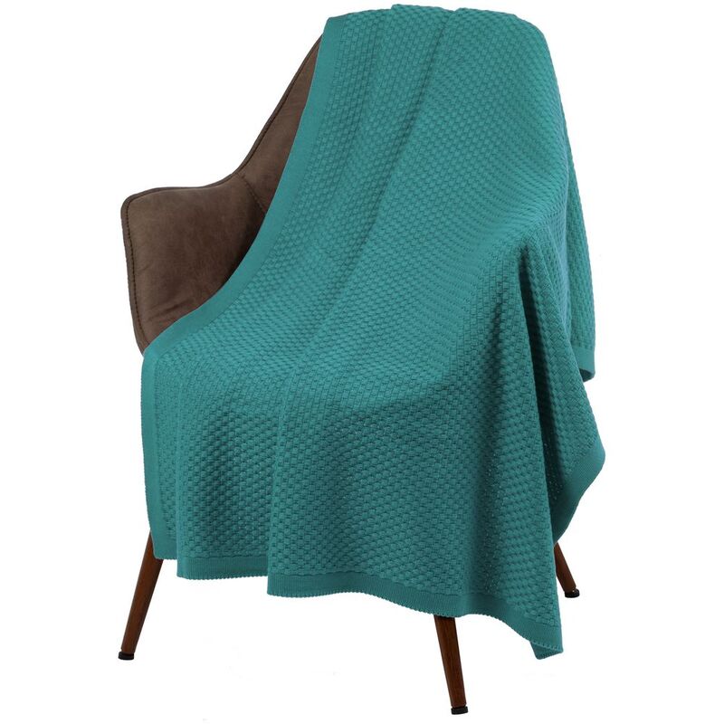 Плед Sheerness, бирюзовый (тиффани) арт.14744.49