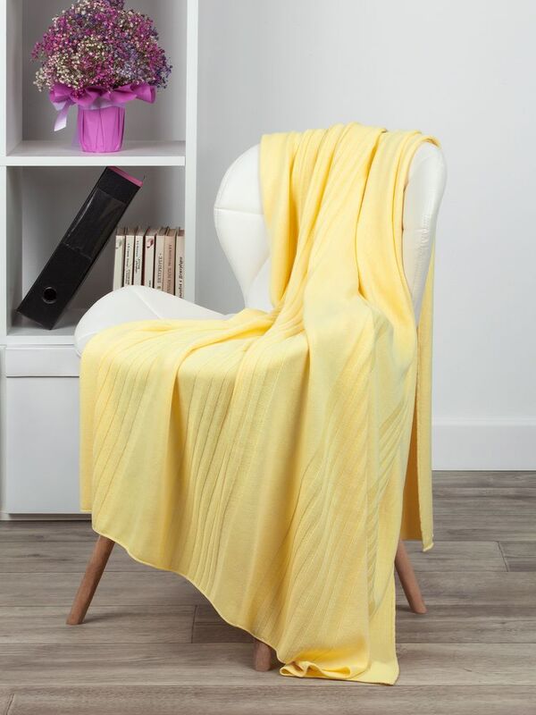 Плед Pail Tint, светло-желтый арт.15225.86