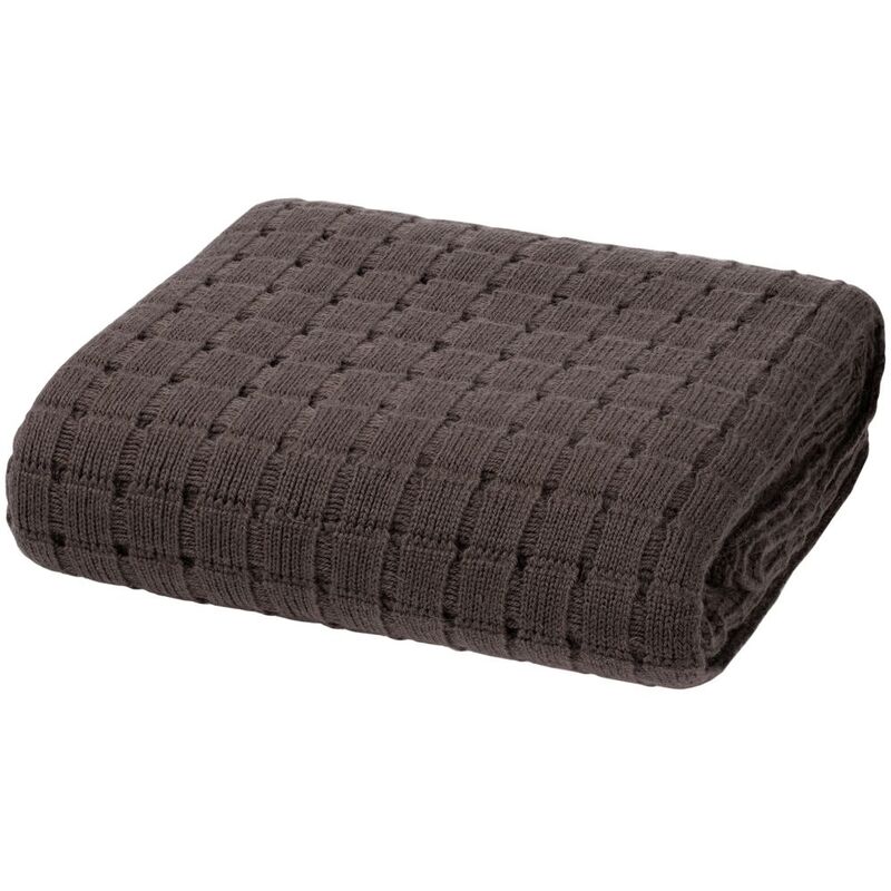 Плед Exquisito, коричневый арт.15510.59