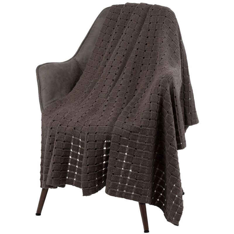 Плед Exquisito, коричневый арт.15510.59