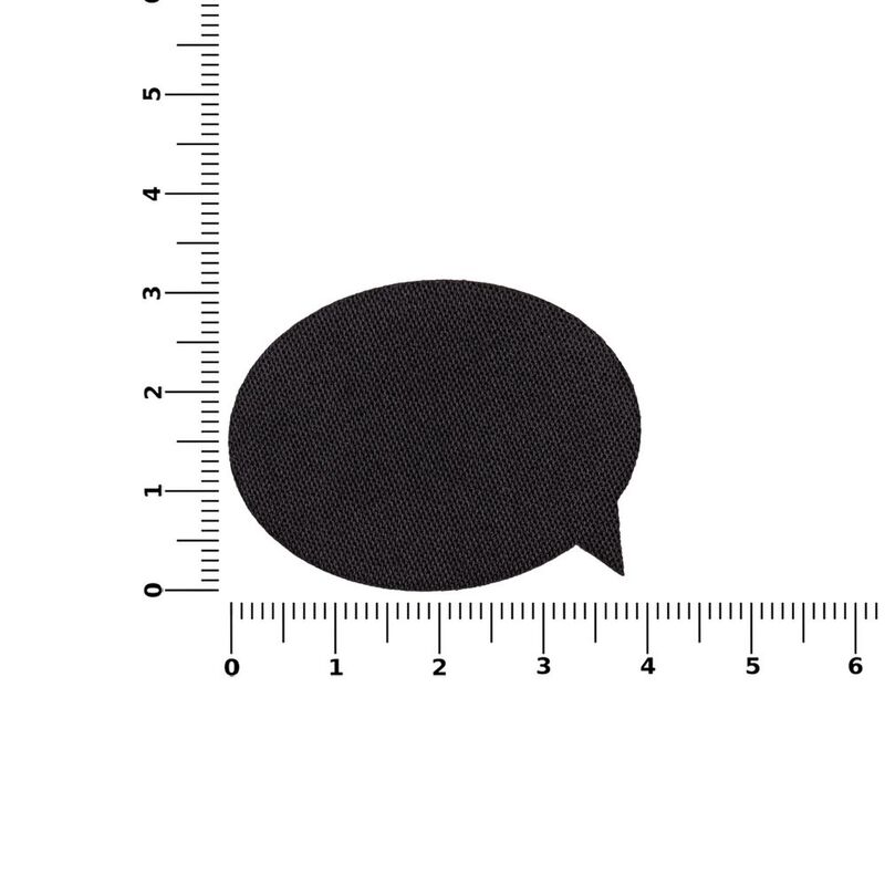 Наклейка тканевая Lunga Bubble, M, черная арт.17902.30