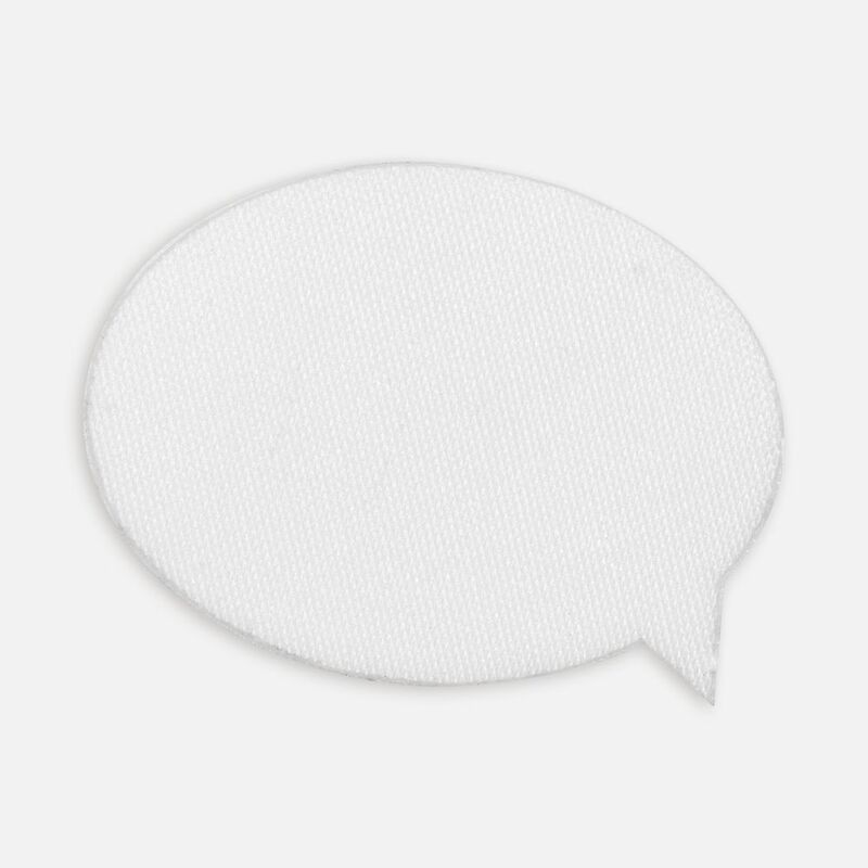 Наклейка тканевая Lunga Bubble, M, белая арт.17902.60