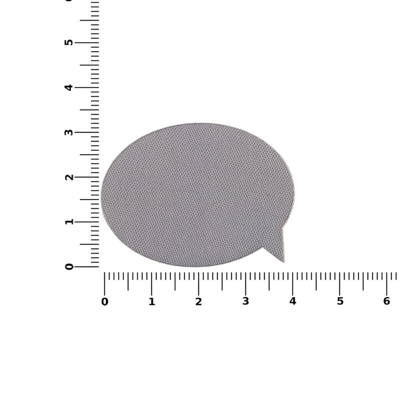 Наклейка тканевая Lunga Bubble, M, серая арт.17902.10