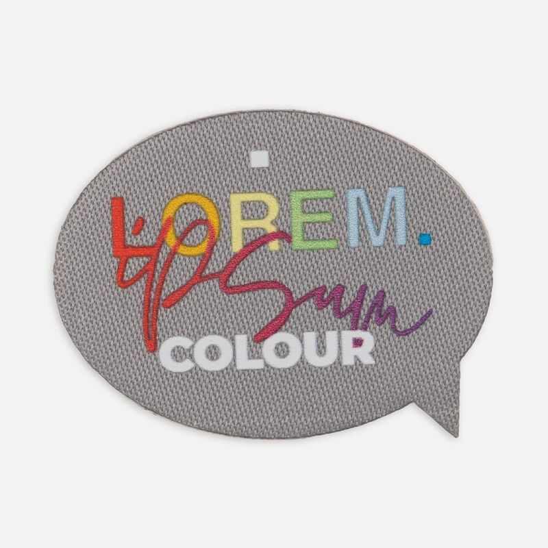 Наклейка тканевая Lunga Bubble, M, серая арт.17902.10