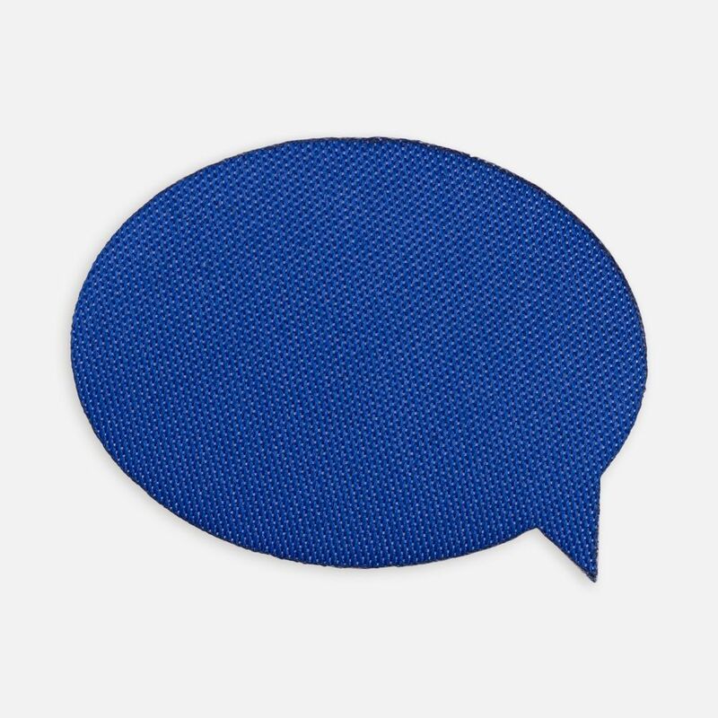 Наклейка тканевая Lunga Bubble, M, синяя арт.17902.44