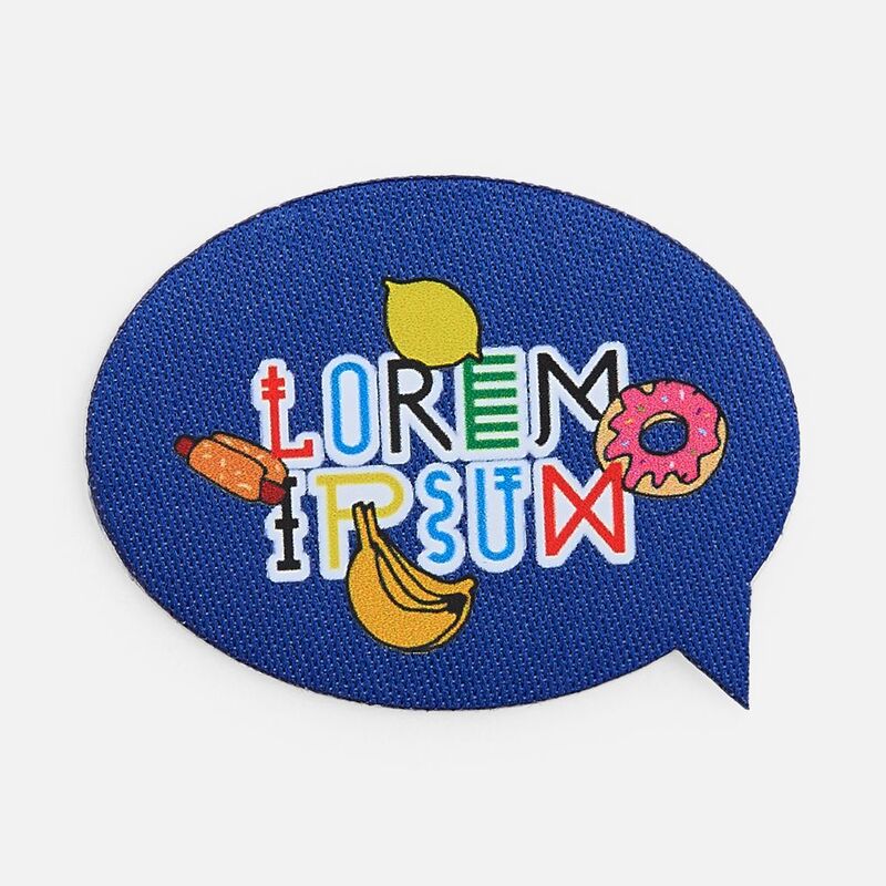 Наклейка тканевая Lunga Bubble, M, синяя арт.17902.44