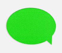 Наклейка тканевая Lunga Bubble, M, зеленый неон арт.17902.94