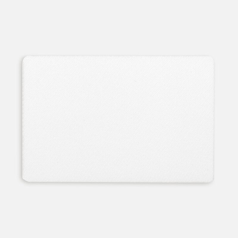 Наклейка тканевая Lunga, L, белая арт.17903.60