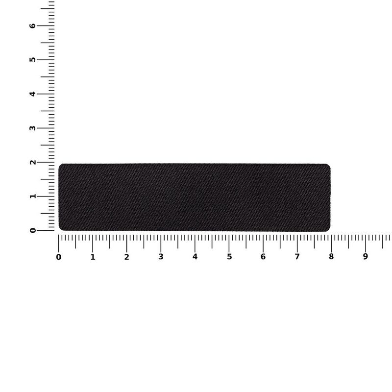 Наклейка тканевая Lunga, S, черная арт.17900.30