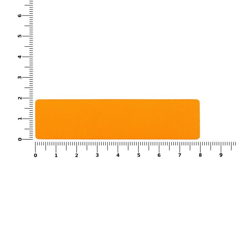 Наклейка тканевая Lunga, S, оранжевый неон арт.17900.22