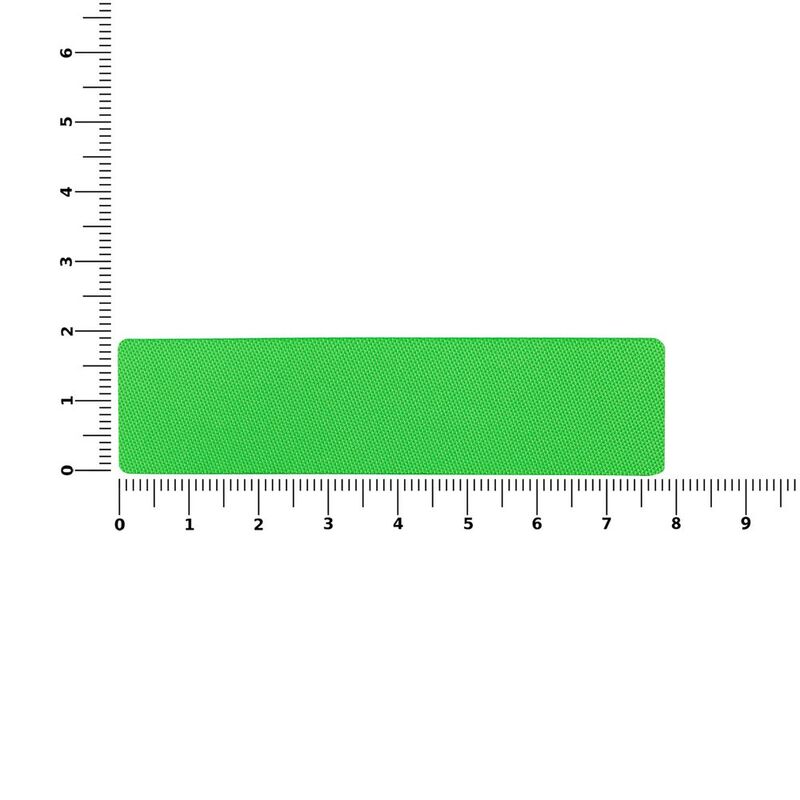 Наклейка тканевая Lunga, S, зеленый неон арт.17900.94
