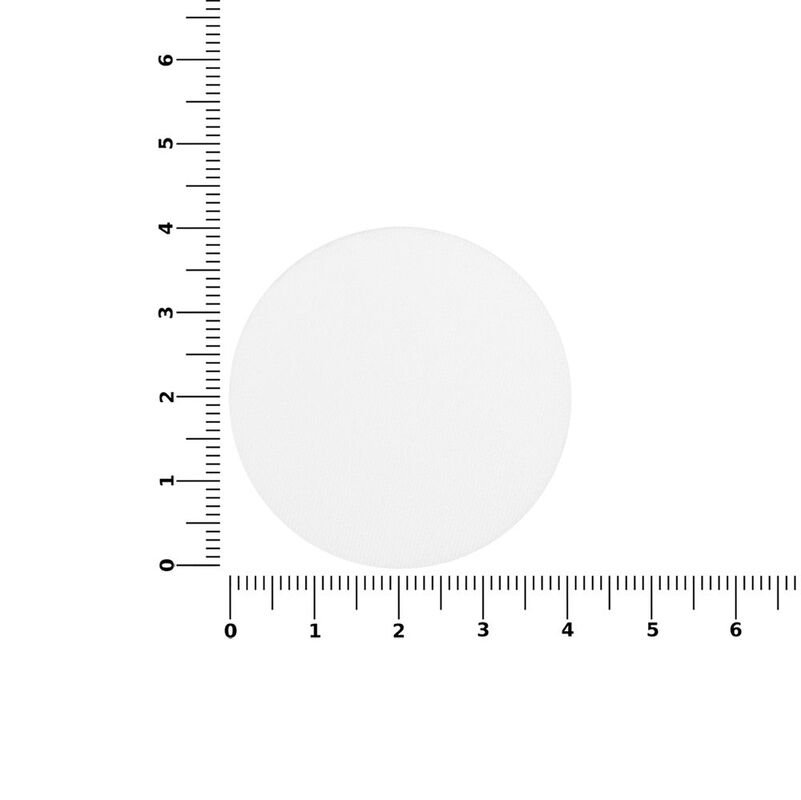 Наклейка тканевая Lunga Round, M, белая арт.17901.60