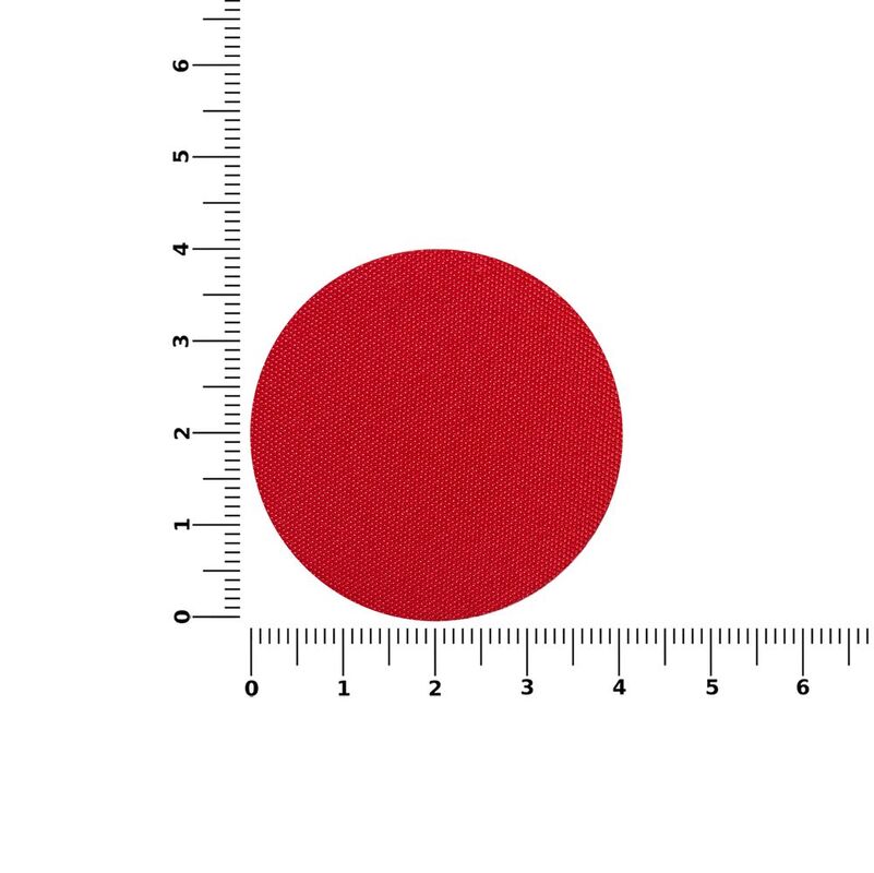 Наклейка тканевая Lunga Round, M, красная арт.17901.50