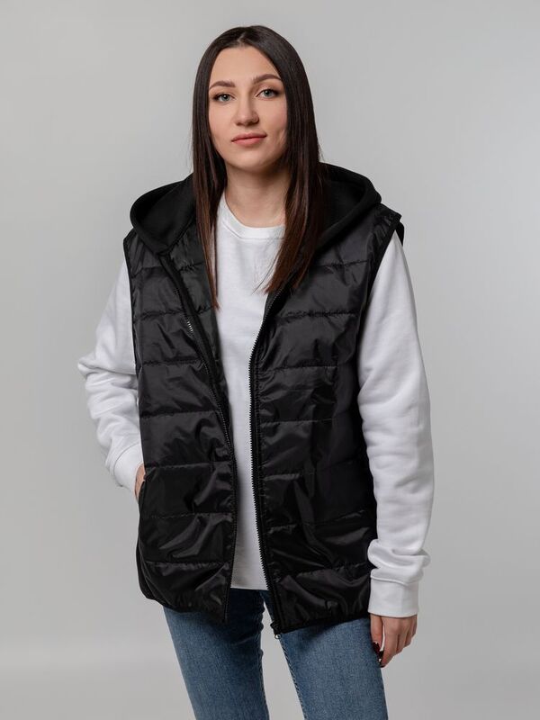 Жилет Orkney с капюшоном, черный арт.15222.30