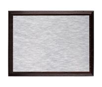 Плакетка Plaque, малая, венге с серебристой пластиной арт.15517.02