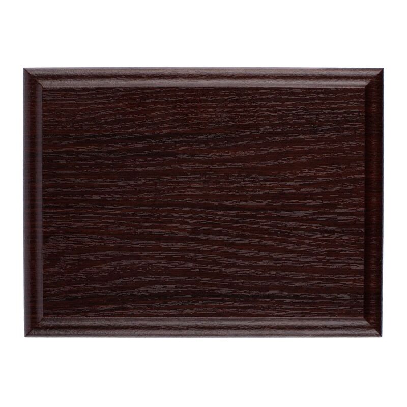 Плакетка Plaque, малая, вишня с серебристой пластиной арт.15517.04