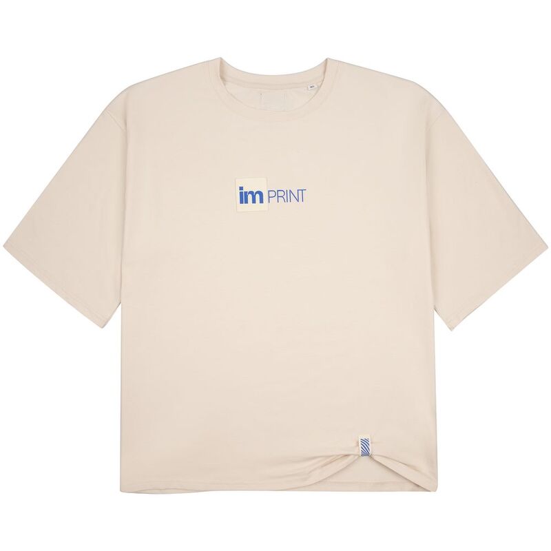 Лейбл хлопковый Doni, L, неокрашенный арт.16190.01