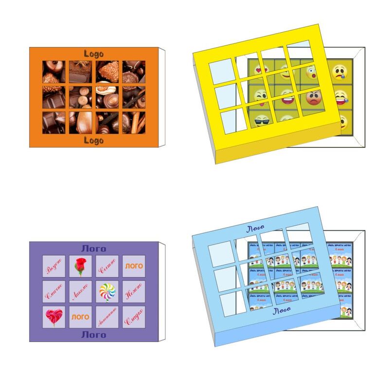 Набор шоколада Choco Windows на заказ арт.18967.01