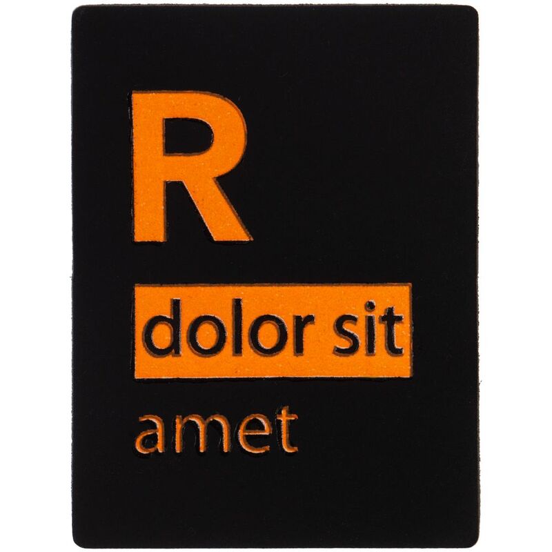 Лейбл Listra Soft Touch, черный арт.16150.30