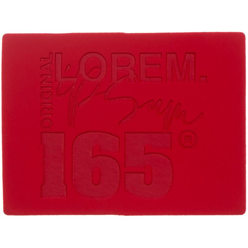 Лейбл Listra Soft Touch, красный арт.16150.50