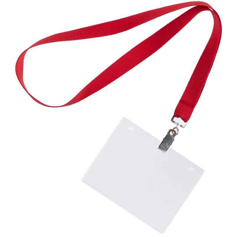 Карман для бейджа Lucid, горизонтальный, из фактурного ПВХ арт.6879.10