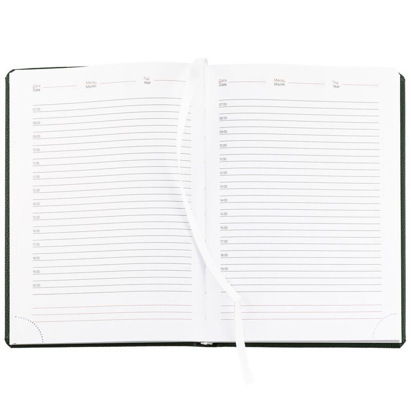 Ежедневник Sagrin, недатированный, зеленый арт.20422.90