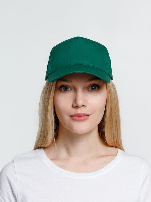 Бейсболка Promo, темно-зеленая арт.15846.91