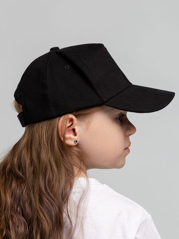 Бейсболка детская Standard Kids, черная арт.16220.30