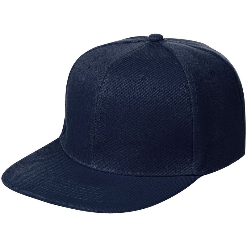 Бейсболка Snapback с прямым козырьком, темно-синяя арт.15948.40