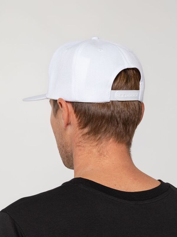Бейсболка Snapback с прямым козырьком, белая арт.15948.60