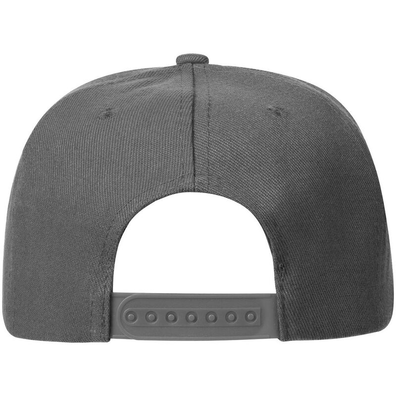 Бейсболка Snapback с прямым козырьком, серая арт.15948.10