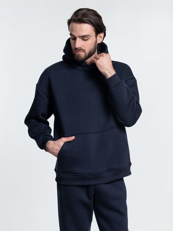 Худи Kulonga Oversize, темно-синее (кобальт) арт.14101.41