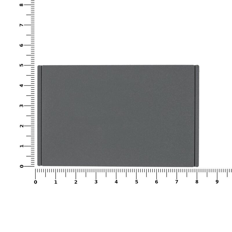 Лейбл из ПВХ Dzeta, ХL, серый арт.15355.10