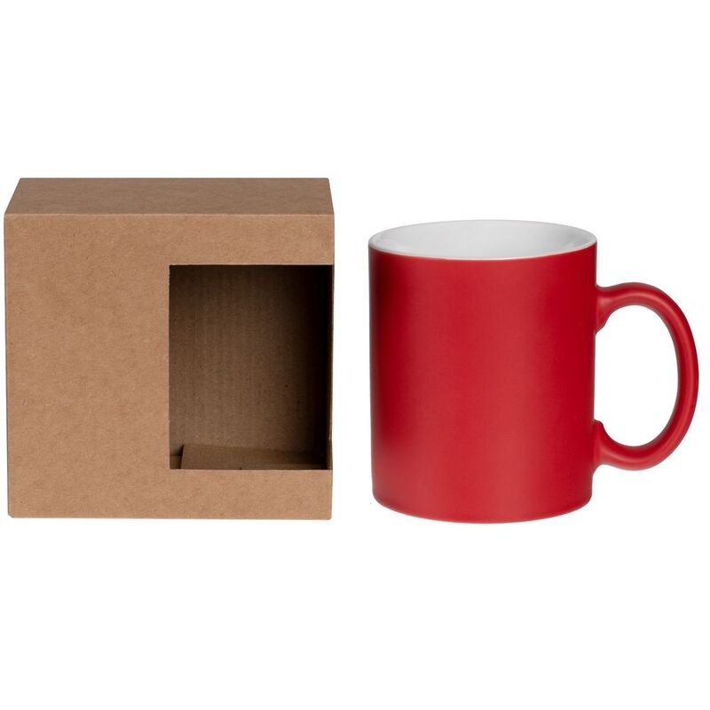 Коробка для кружки с окном Cupcase, крафт арт.43337.00