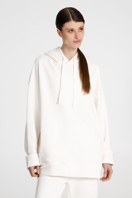 Худи унисекс H2, молочно-белое арт.15431.60