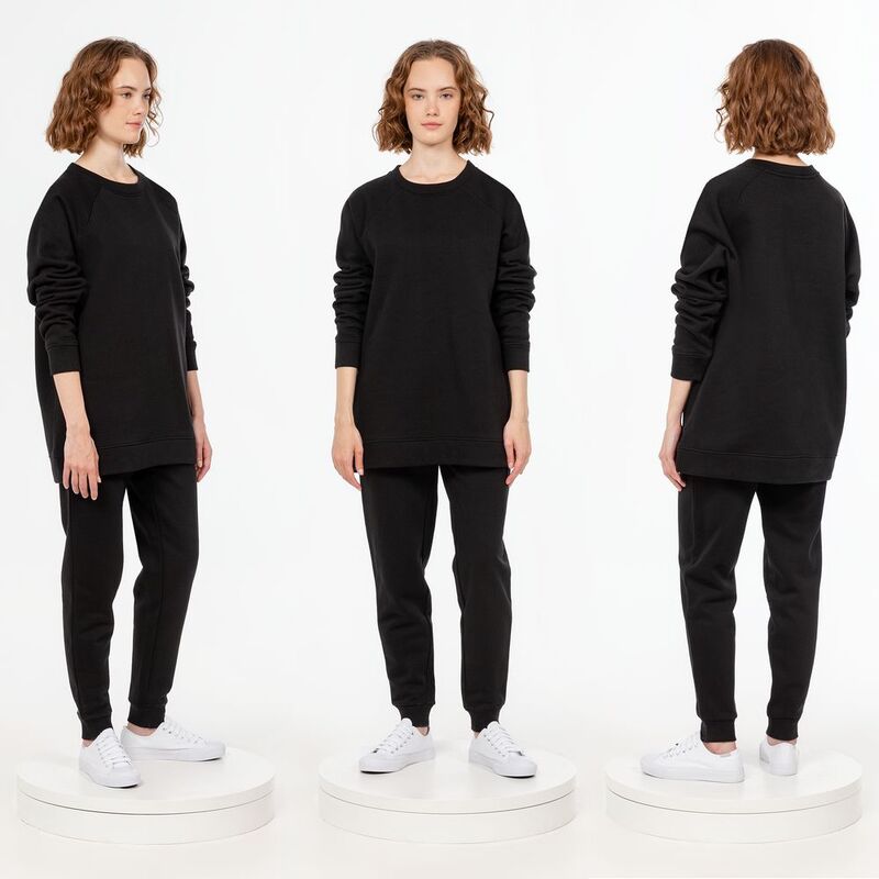 Свитшот унисекс S1, черный арт.15435.30