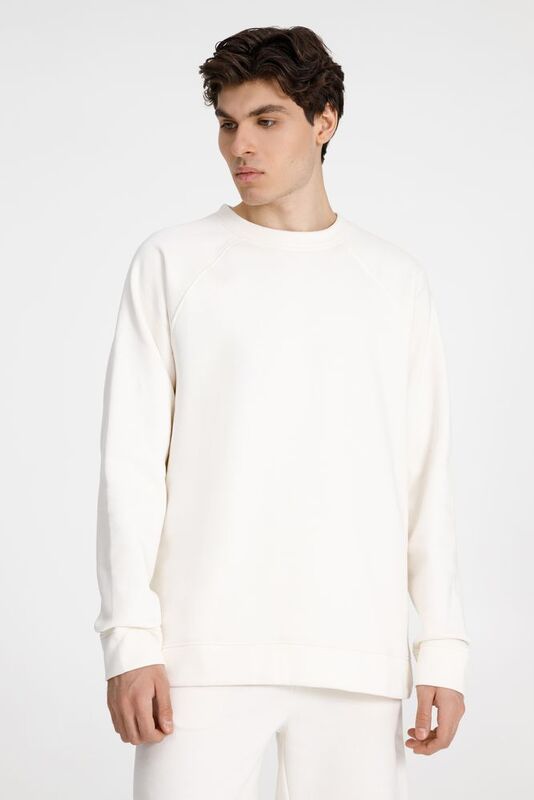 Свитшот унисекс S1, молочно-белый арт.15435.60