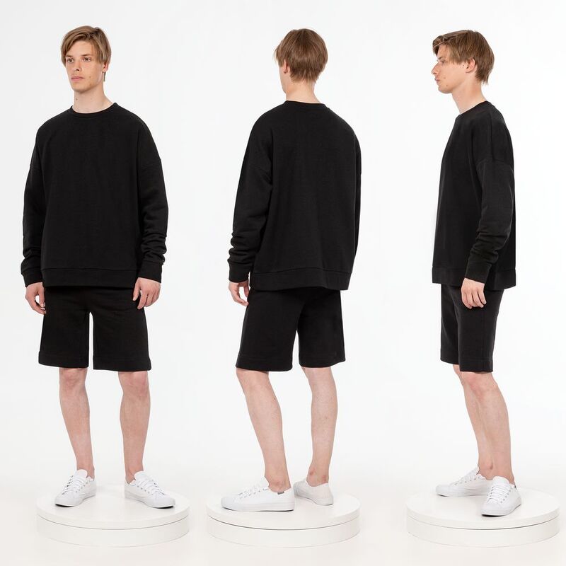 Свитшот унисекс S2, черный арт.15436.30