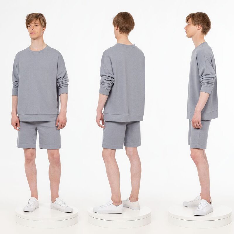 Свитшот унисекс S2, серый арт.15436.10