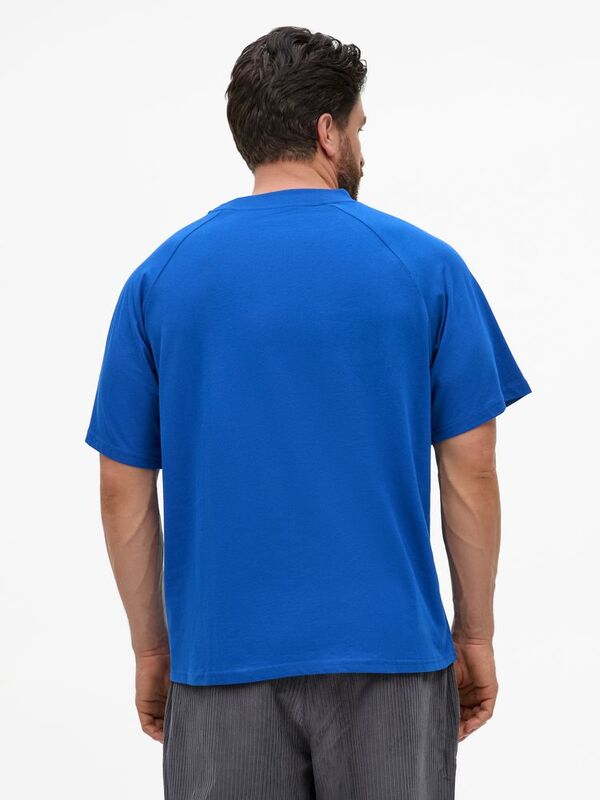 Футболка унисекс оверсайз T2, синяя арт.15438.40