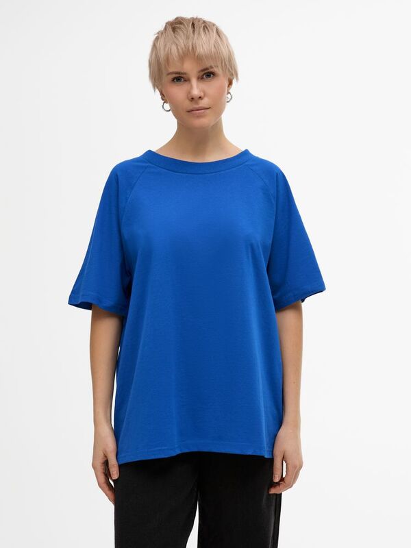 Футболка унисекс оверсайз T2, синяя арт.15438.40