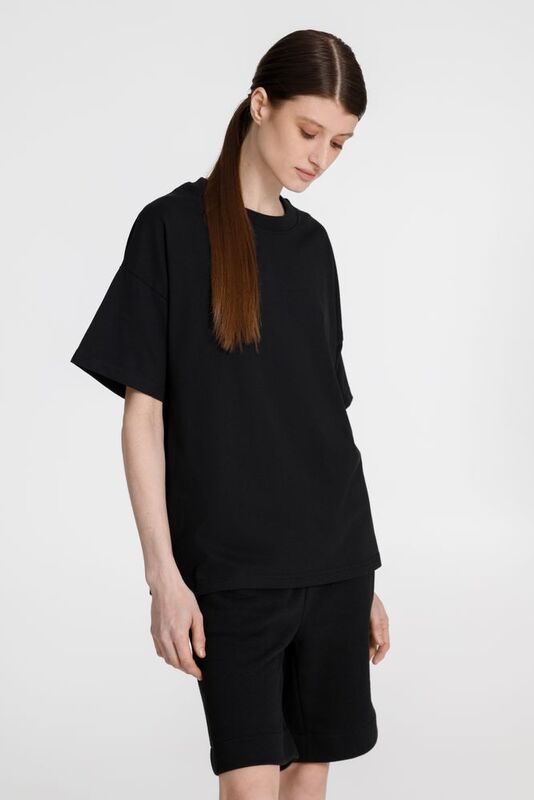 Футболка унисекс оверсайз T3, черная арт.15439.30